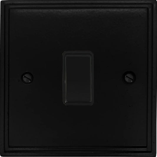 Victorian Flat Black Inter Switch