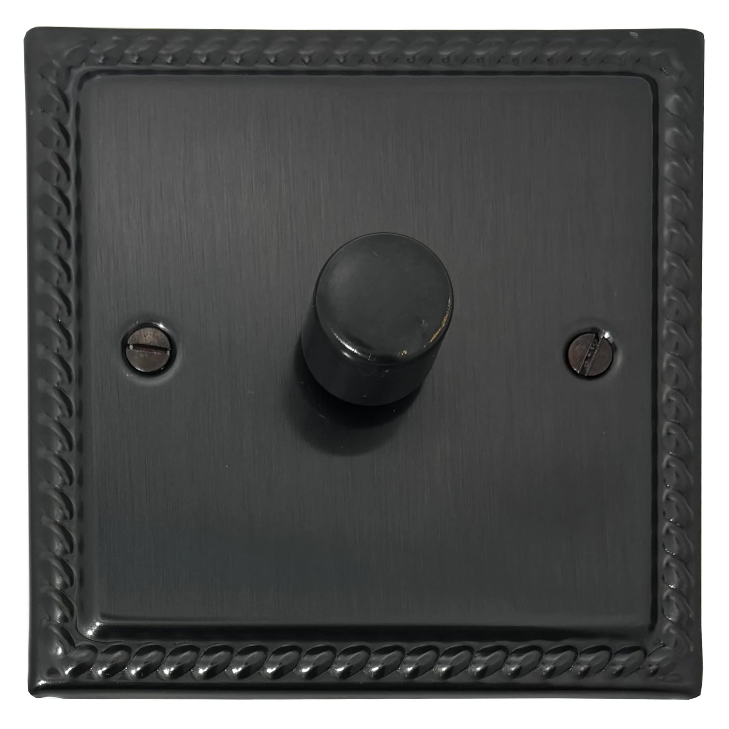 Georgian Black Bronze 1 Gang LED Dimmer (Black Bronze Cap)