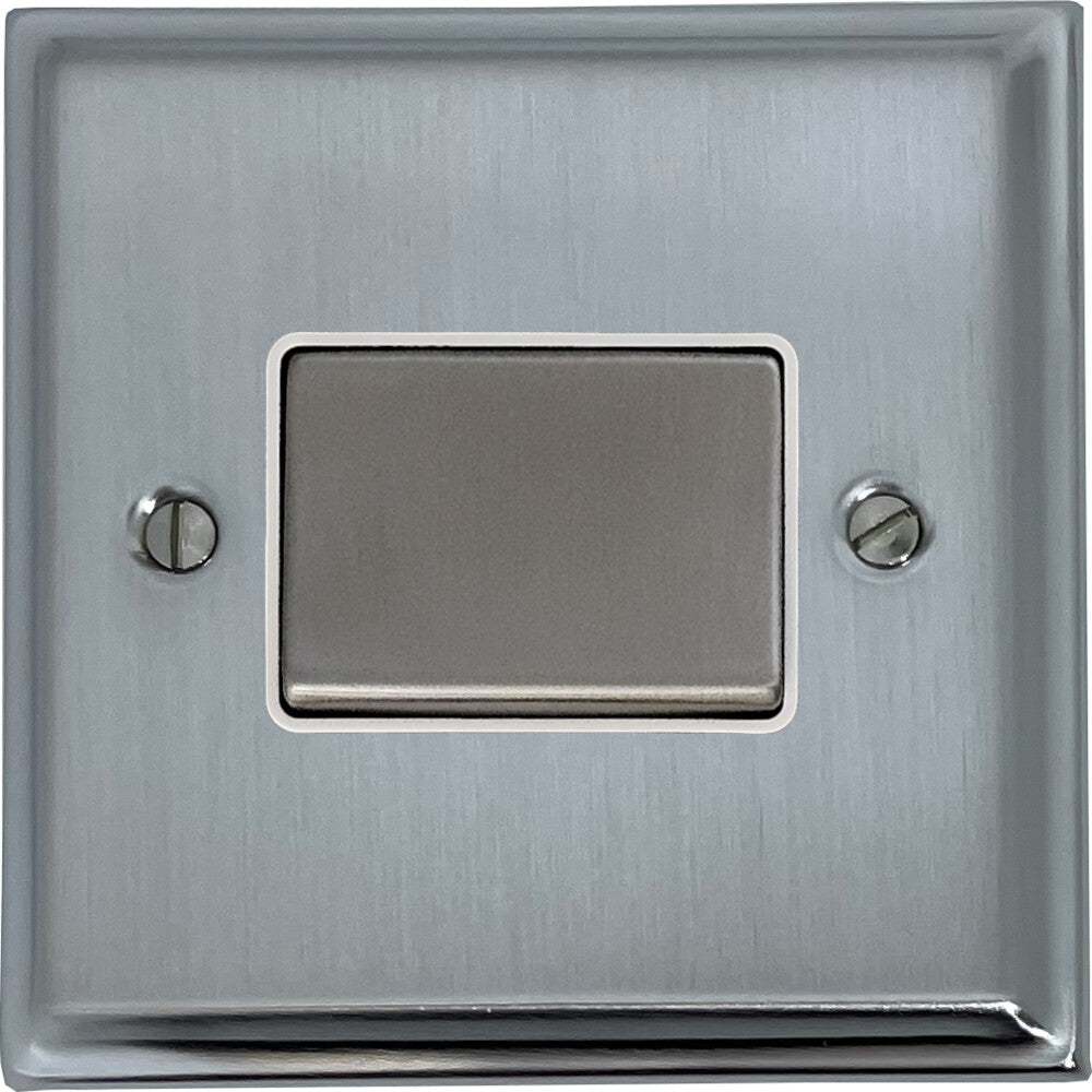 Deco Satin Chrome Fan Isolator