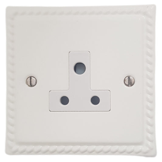 Georgian Flat White 5A Socket