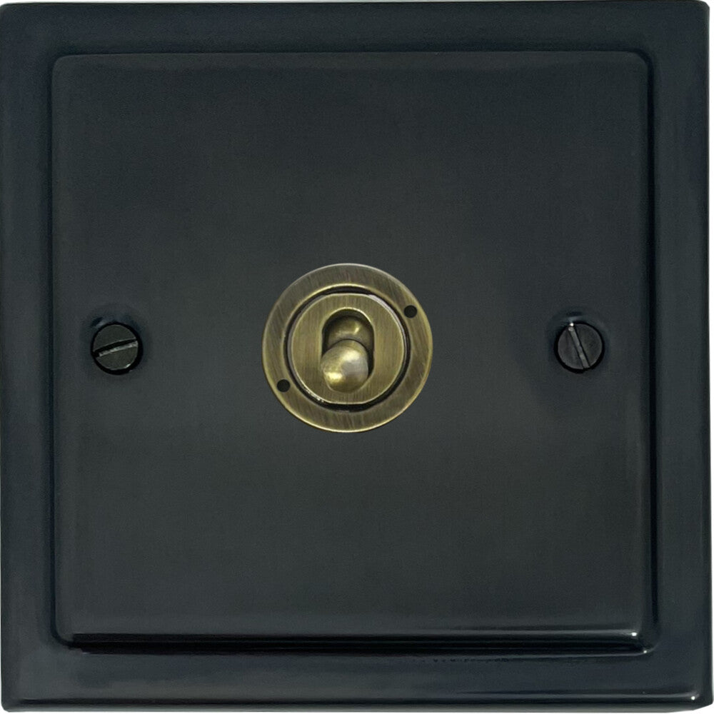 Victorian Black Bronze Intermediate Toggle (Antique Brass Toggle)