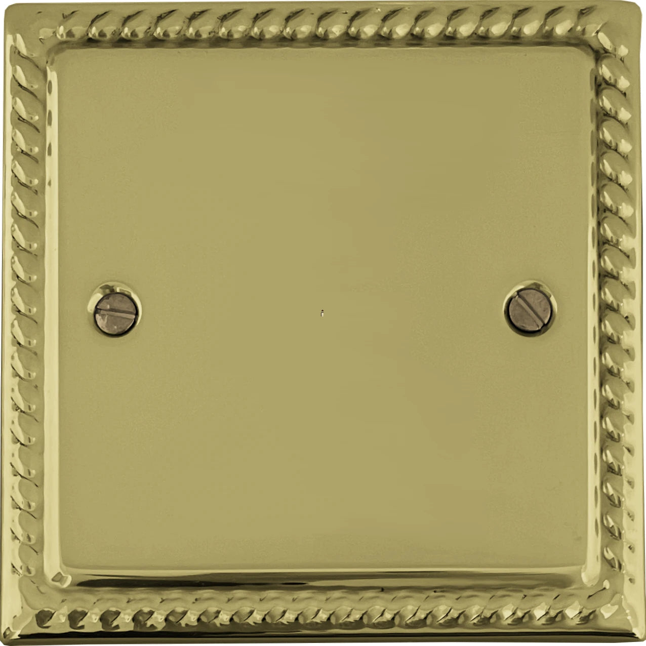 Georgian Polished Brass 20 Amp Dp Switch & Neon