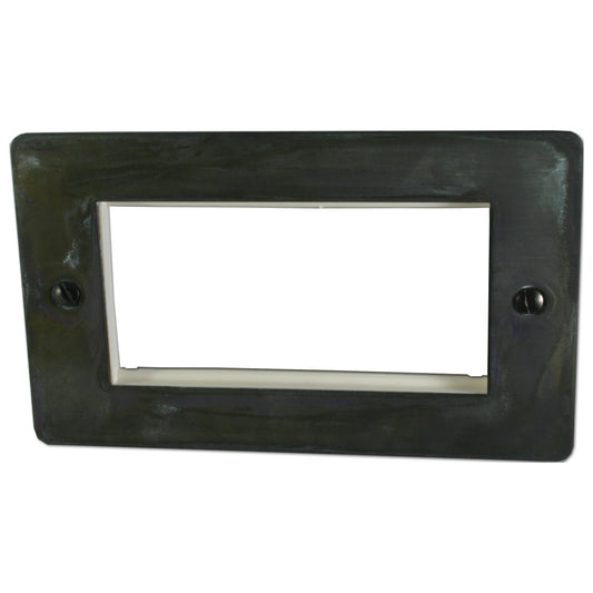 Flat Verdigris 2 Gang 4 Module