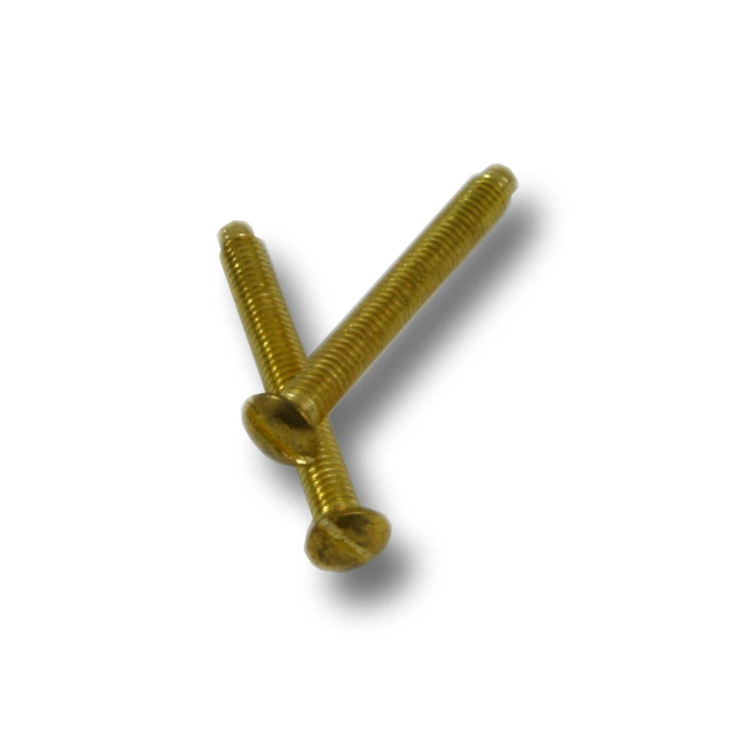 2 x 30mm POLISHED BRASS PINS
