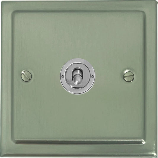 Victorian Satin Nickel Intermediate Toggle (Brushed Steel Toggle)