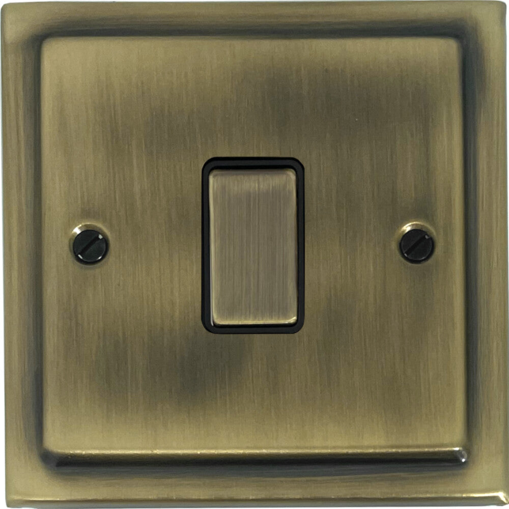 Victorian Light Antique Brass Intermediate Switch