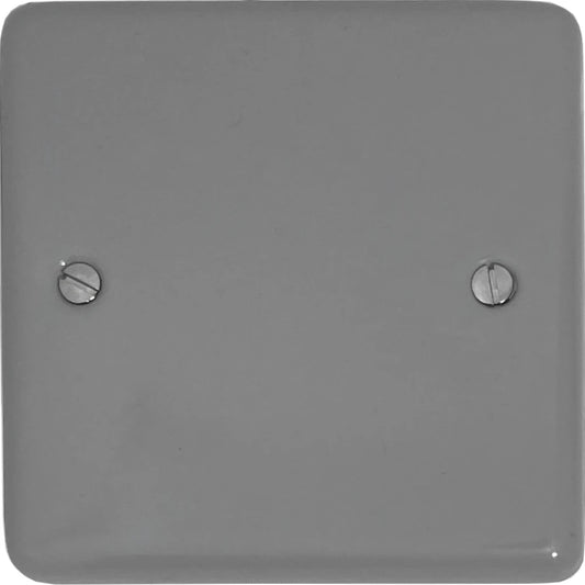 Contour Light Grey 1 Gang Blank