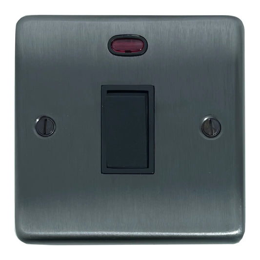Contour Slate Effect 20A Dp Switch + Neon