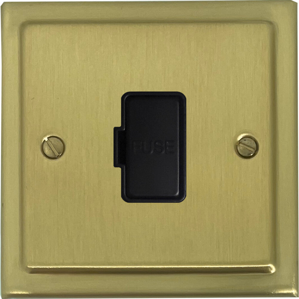 Victorian Satin Brass Unswitched Spur