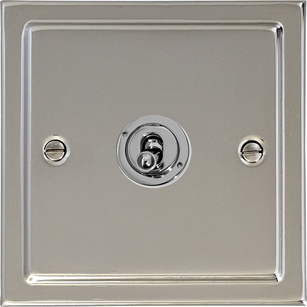 Victorian Polished Nickel Intermediate Toggle (Brushed Steel Toggle)