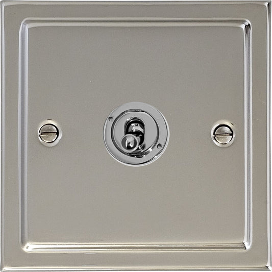 Victorian Polished Nickel Intermediate Toggle (Brushed Steel Toggle)