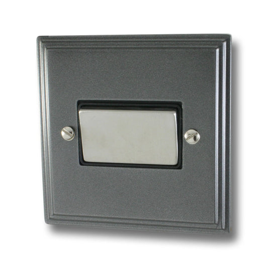 Victorian Pewter Fan Isolator