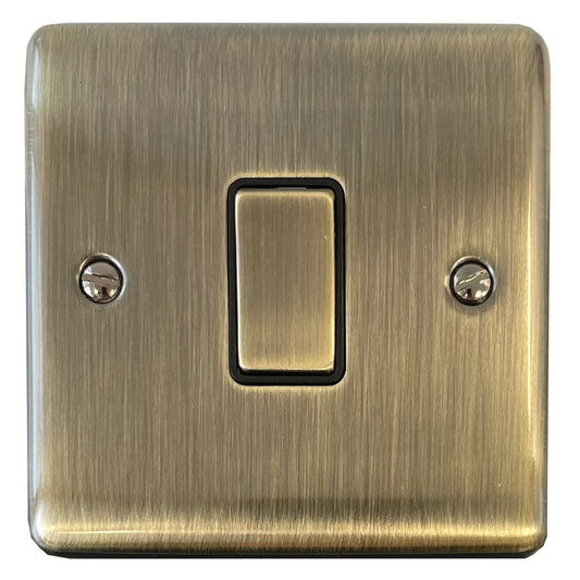 Basics Antique Brass 1 Gang Light Switch