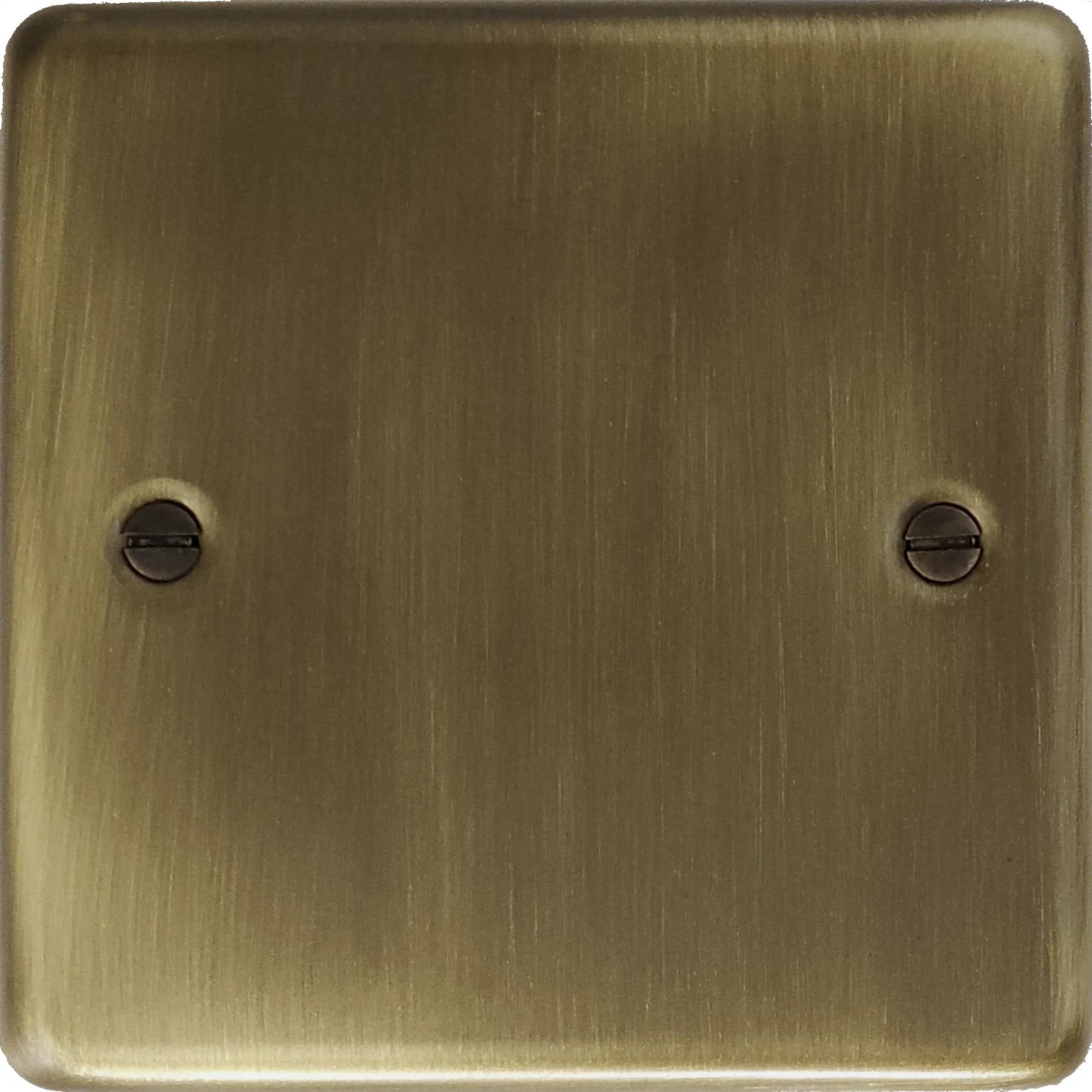 Contour Antique Brass 1 Gang Blank
