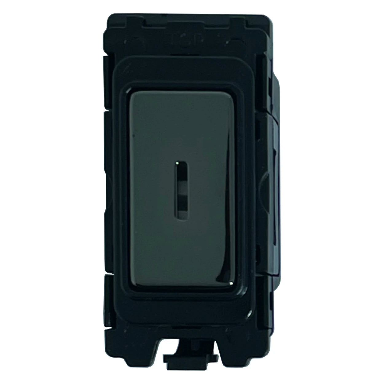 20A 2 way SP Switch Including key - Black and Black Nickel Switch