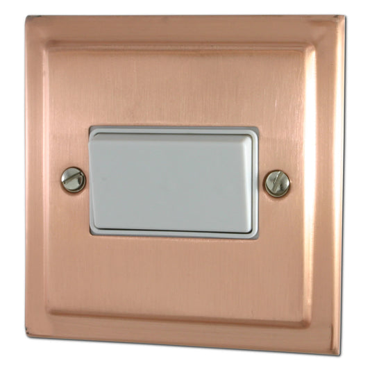 Victorian Rose Gold Fan Isolator