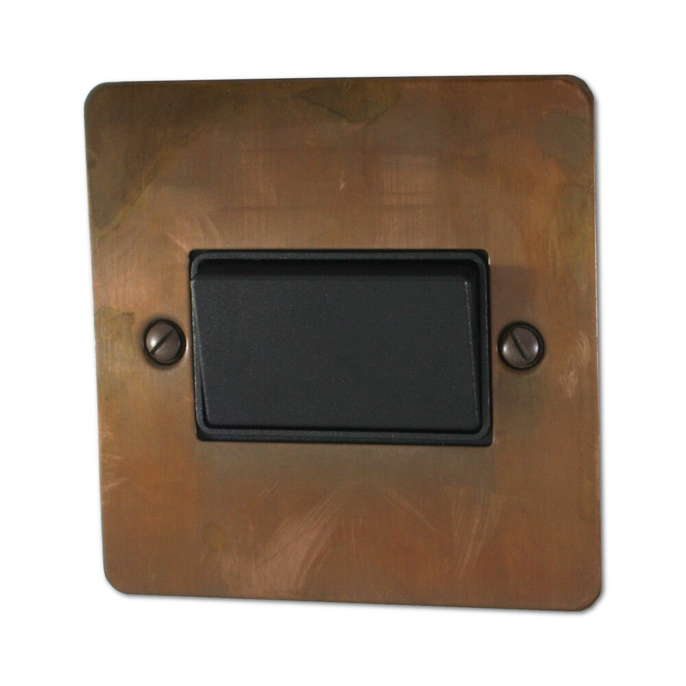 Flat Tarnished Copper Fan Isolator