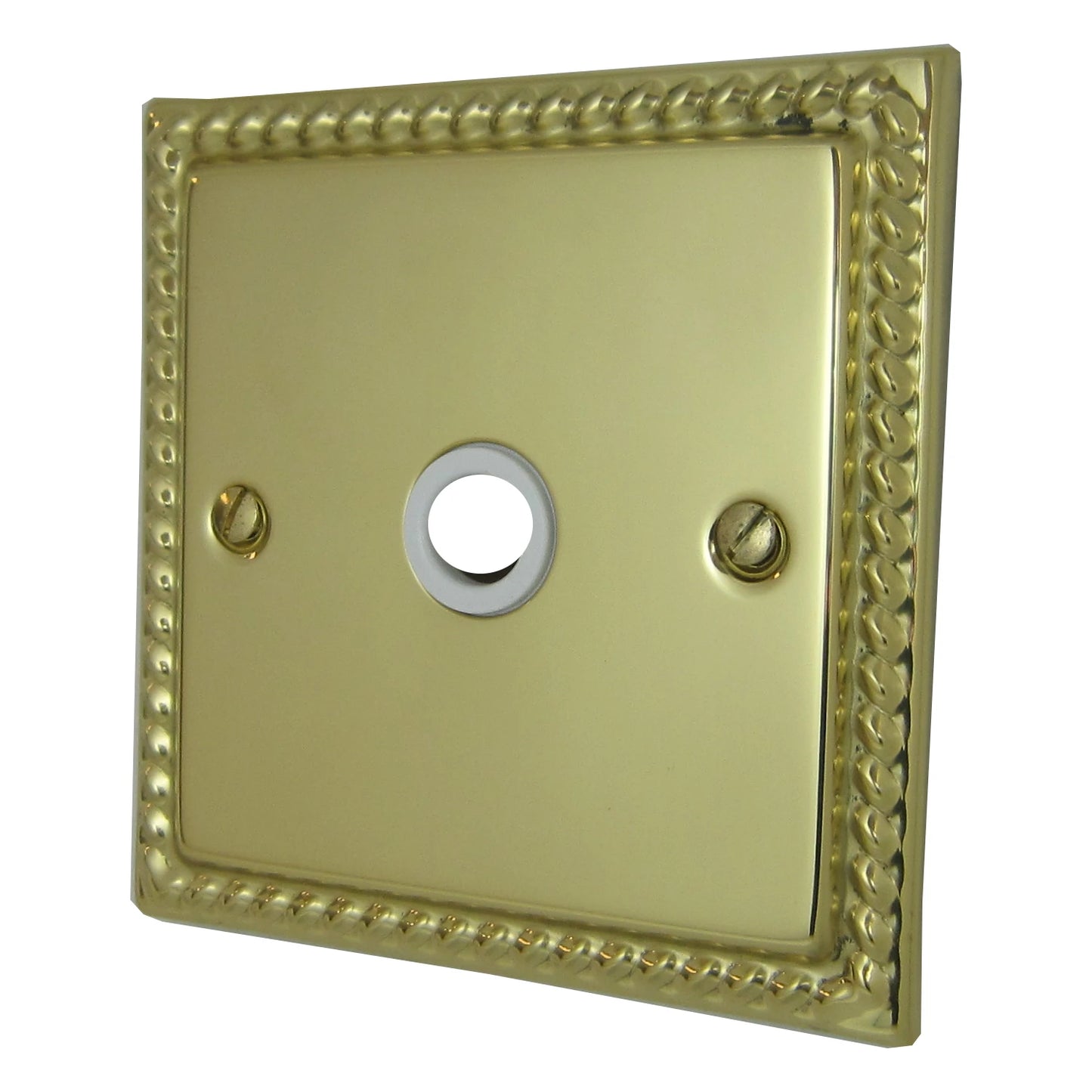 Georgian Polished Brass Flex Outlet