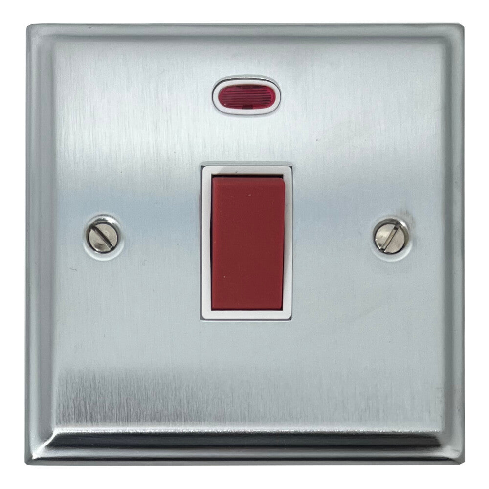 Deco Satin Chrome S/Plate