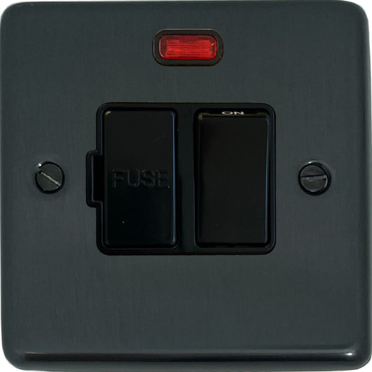 Contour Black Bronze Switched Fuse Spur with Neon (Black Switch)