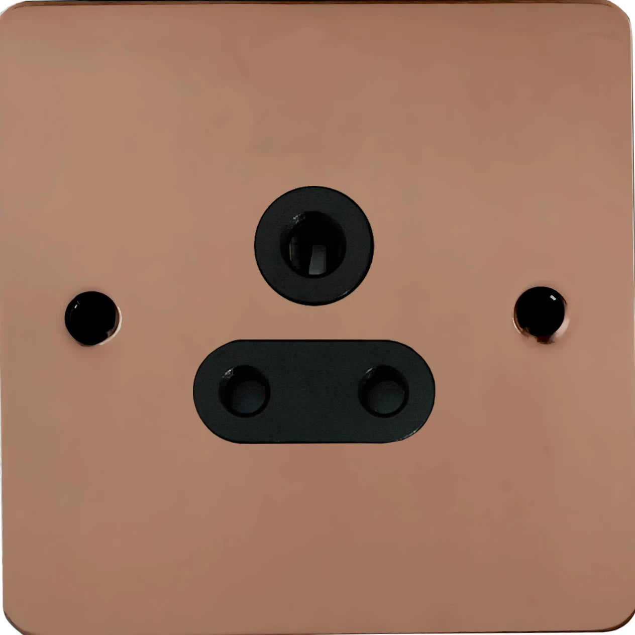 Flat Bright Copper 5A Socket