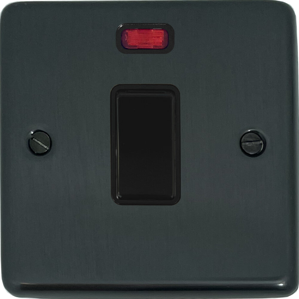 Contour Black Bronze 20A Dp Switch + Neon