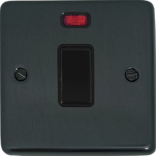 Contour Black Bronze 20A Dp Switch + Neon