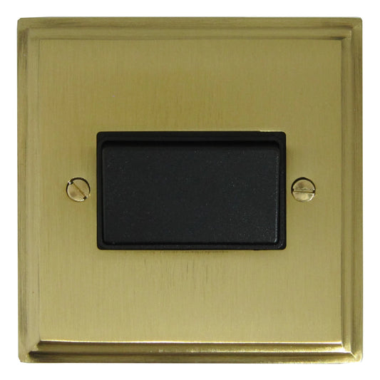 Victorian Satin Brass Fan Isolator