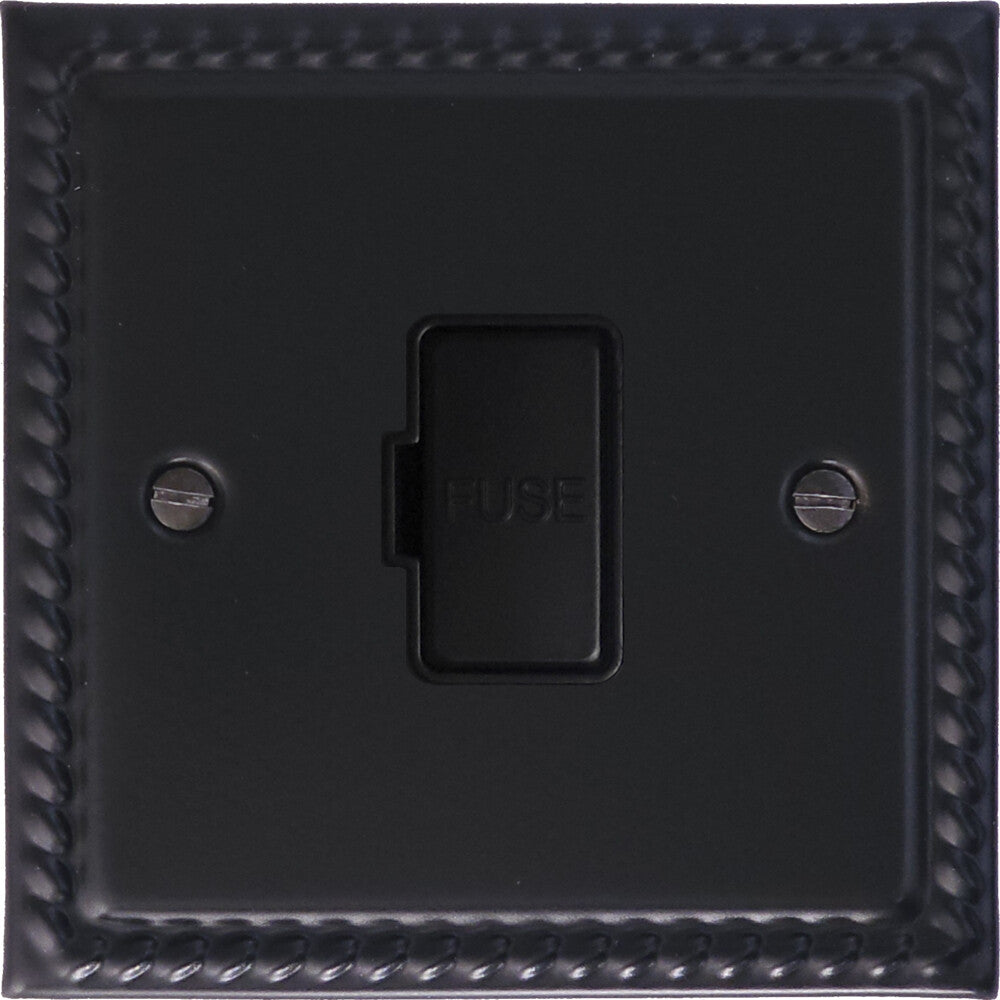 Georgian Flat Black Unswitched Spur