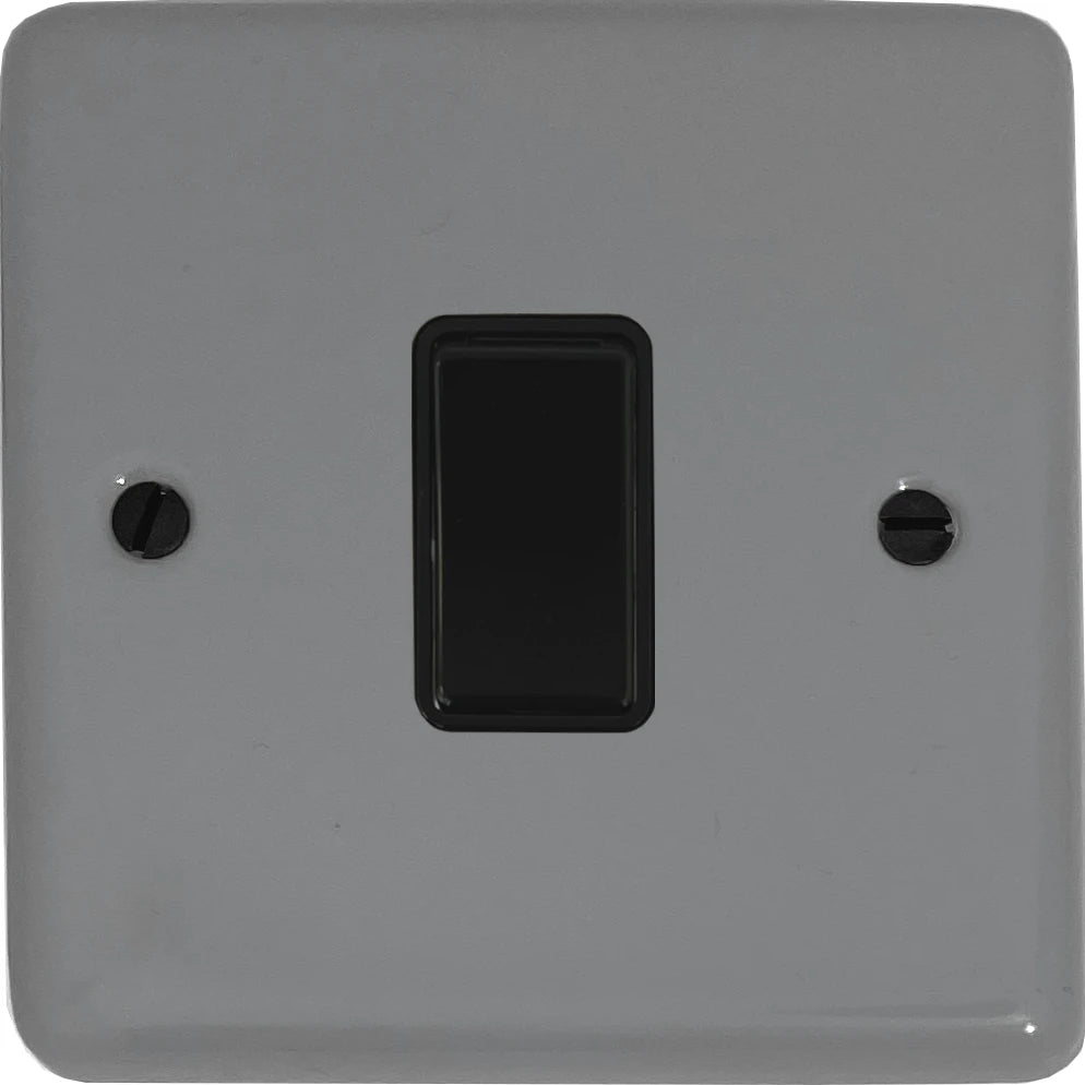 Contour Light Grey 1 Gang 2 Way Switch