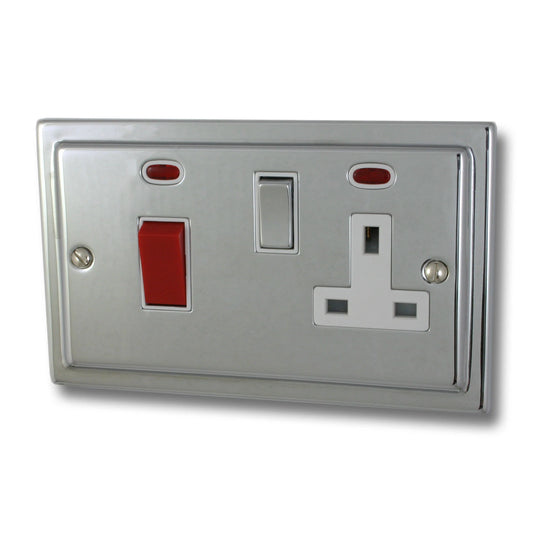 Trimline Polished Chrome Cooker & Socket