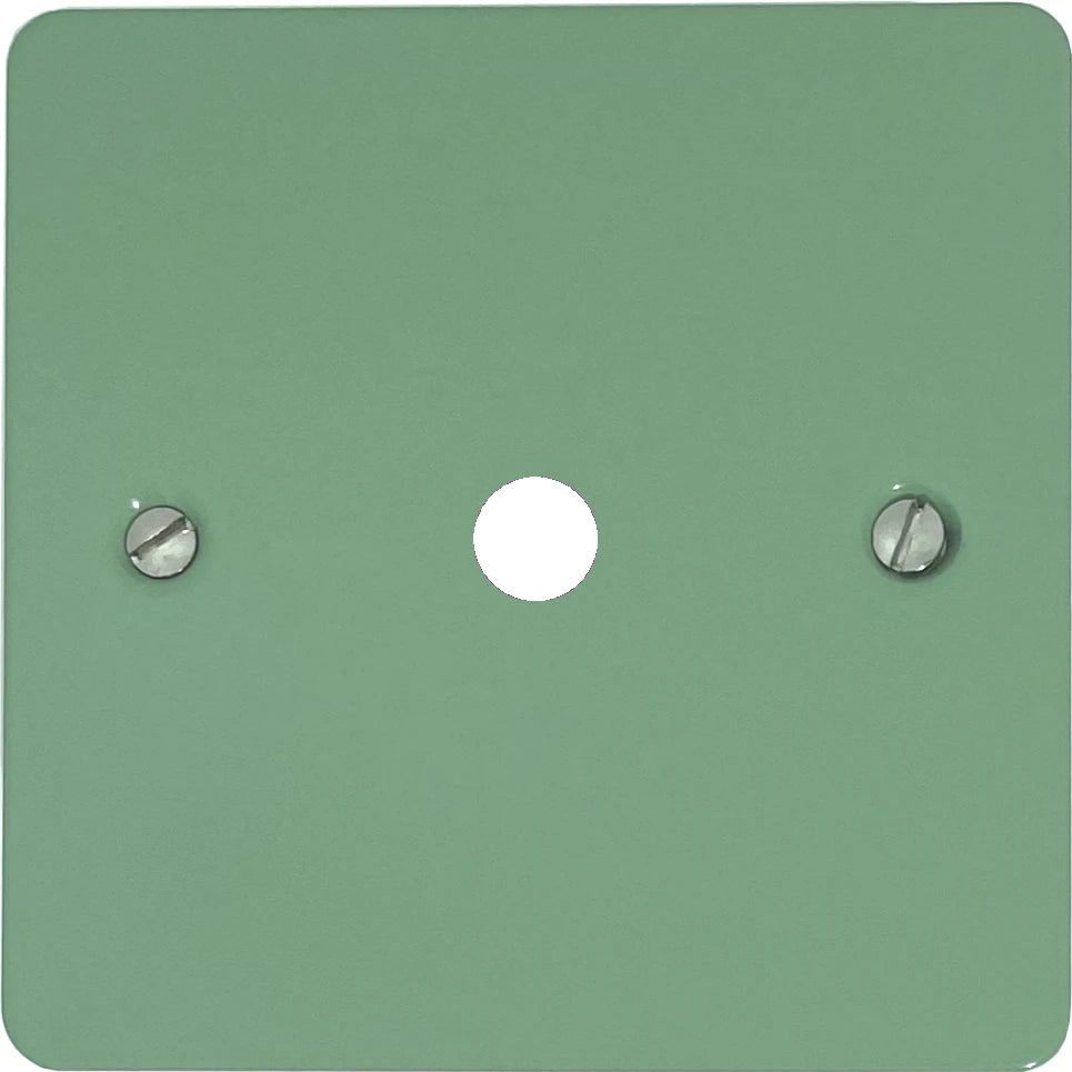 Flat Sage Green 1 Gang Grid Toggle Plate (Plate Only)