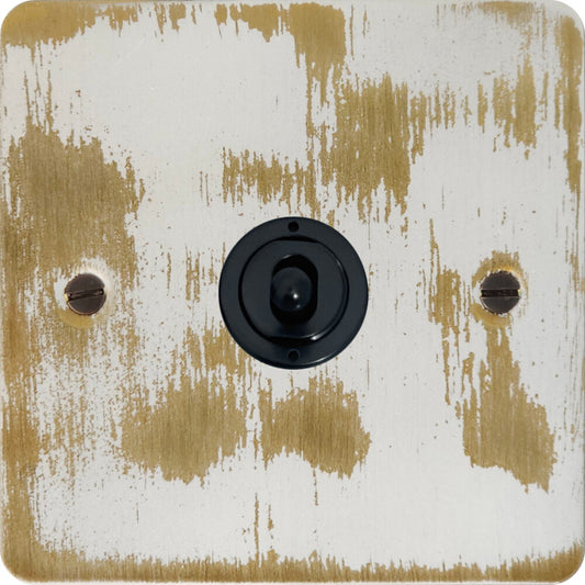 Flat Dover Bronze Intermediate Toggle (Antique Brass Toggle)