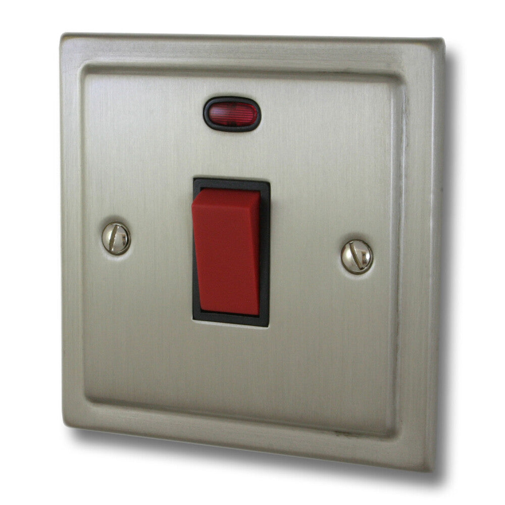 Victorian Satin Nickel 45 Amp Dp Switch