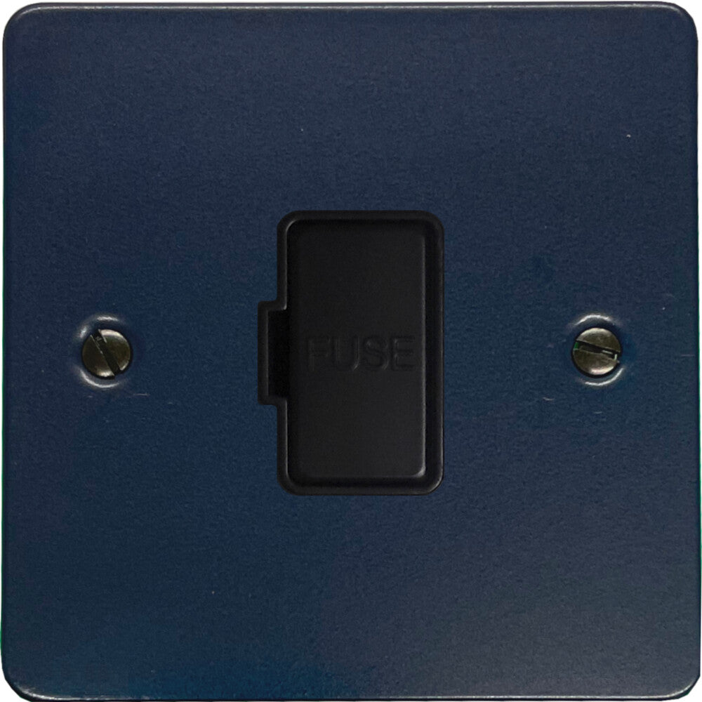 Flat Blue Unswitched Fuse Spur (Black Insert)