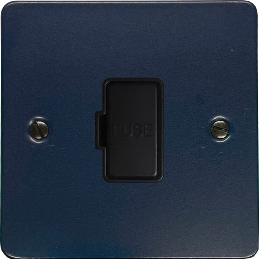 Flat Blue Unswitched Fuse Spur (Black Insert)