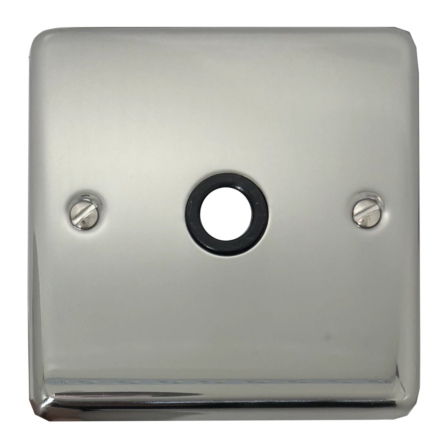 Contour Polished Steel Flex Outlet