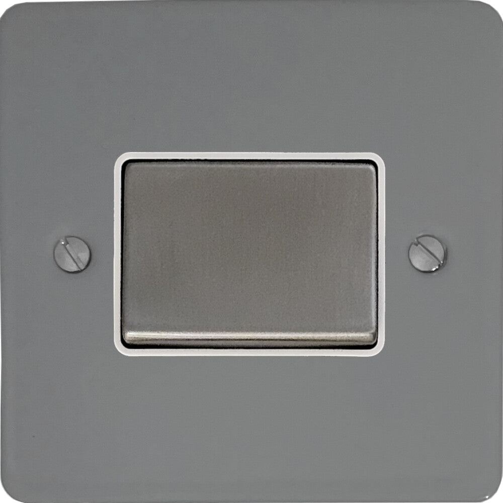 Flat Light Grey Fan Isolator
