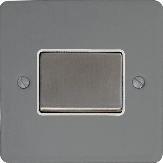 Flat Light Grey Fan Isolator