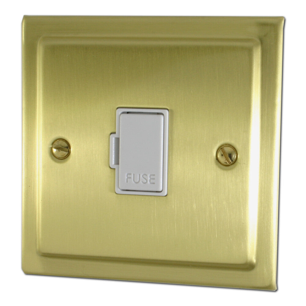 Victorian Satin Brass Unswitched Spur