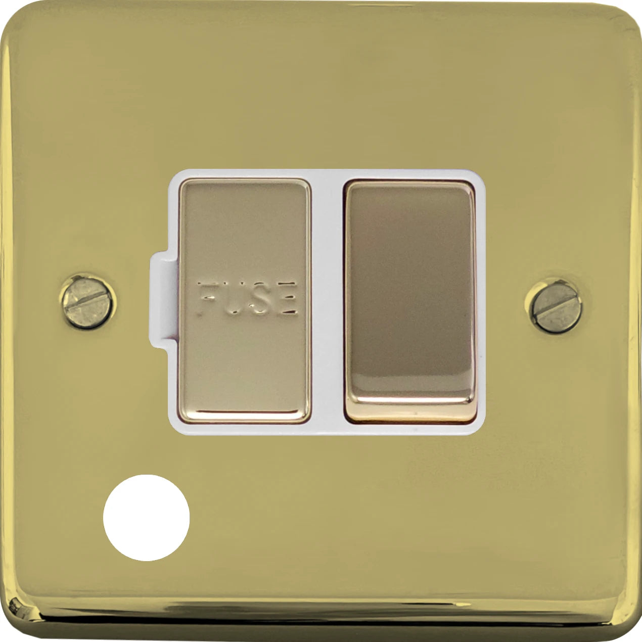 Contour Polished Brass Swt. Fused Spur & F/Out