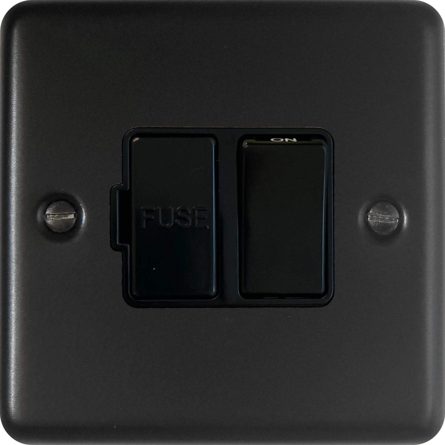 Contour Flat Black Switched Fuse Spur (Black Switch)