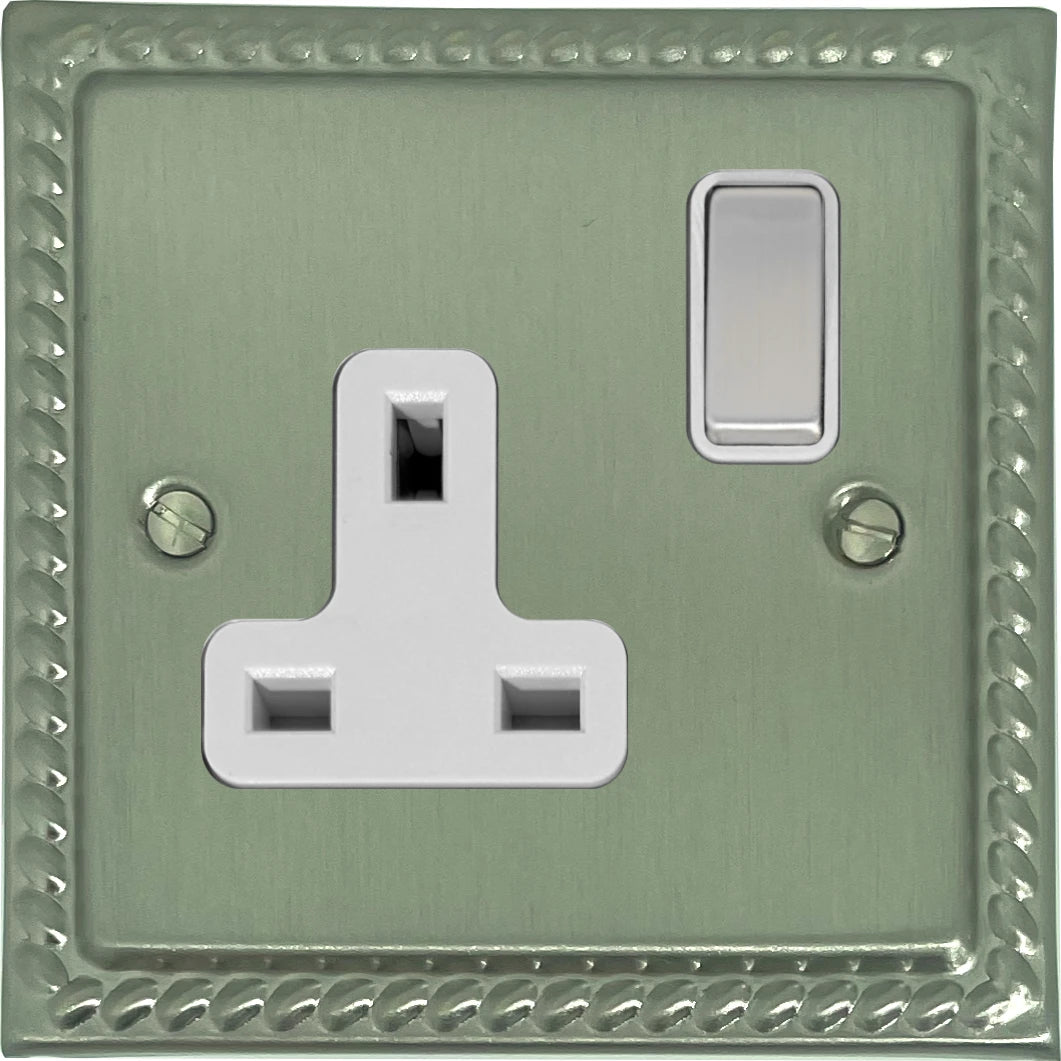 Monarch Satin Nickel 1 Gang Socket