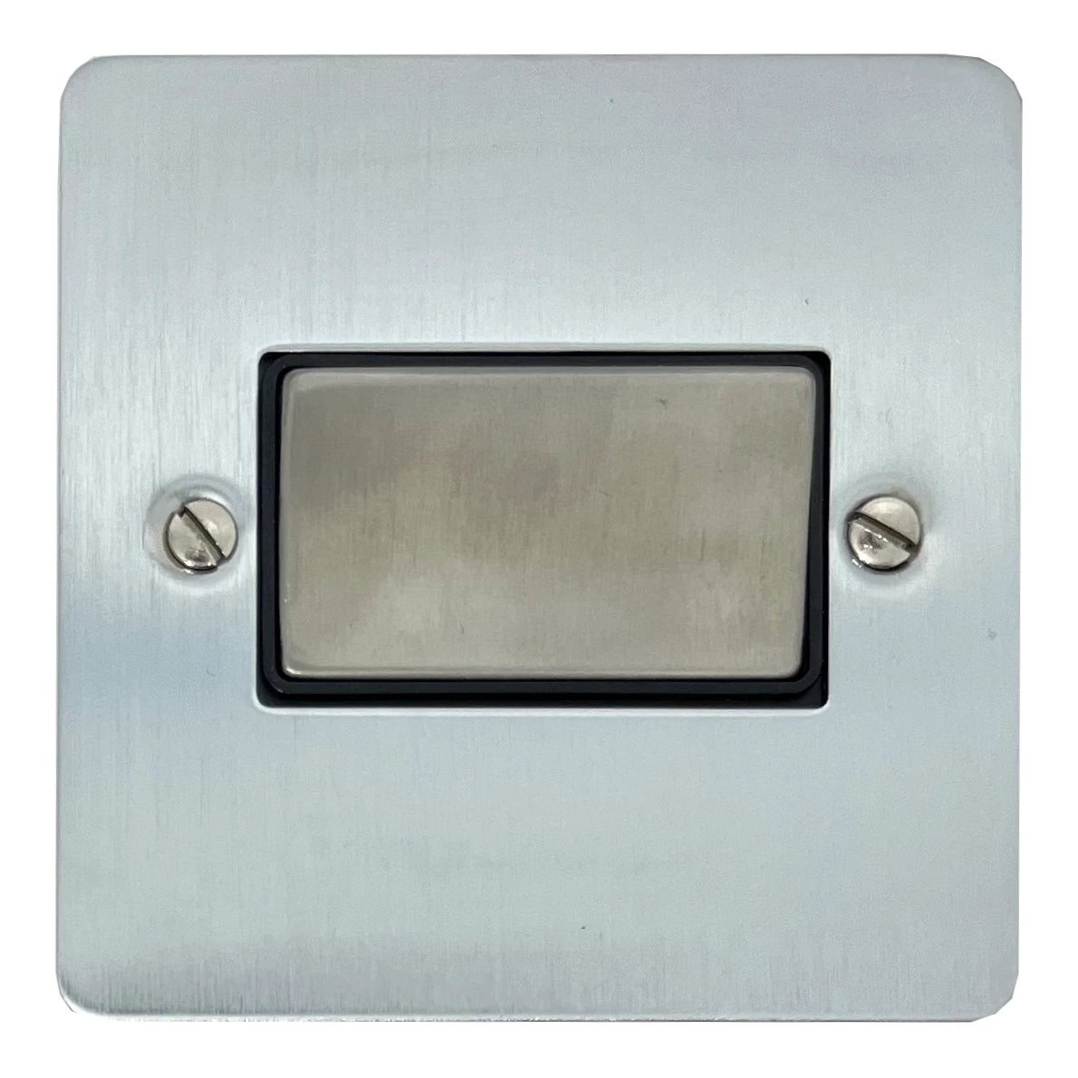 Flat Satin Chrome Fan Isolator