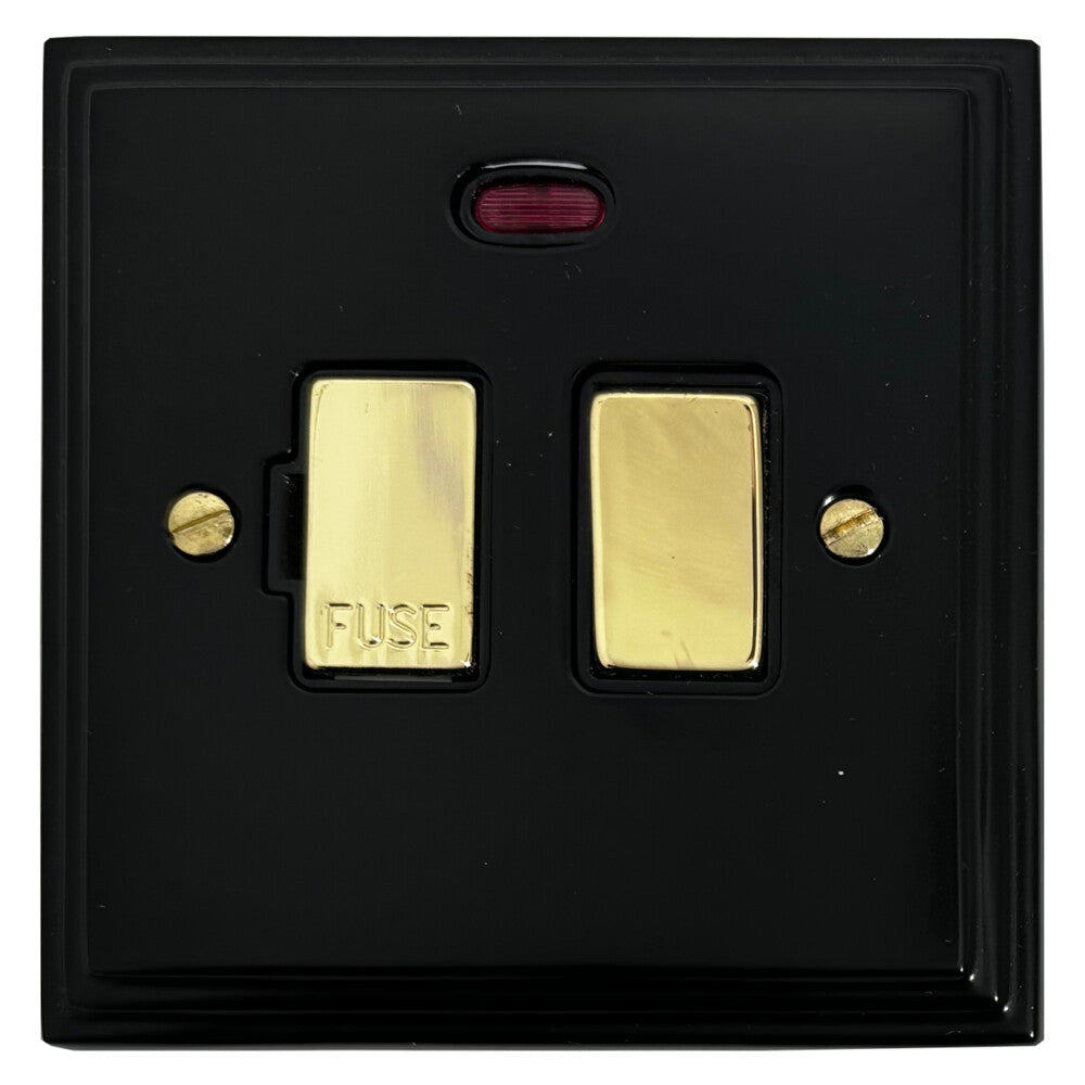Victorian Flat Black Swt Fused Spur + Neon