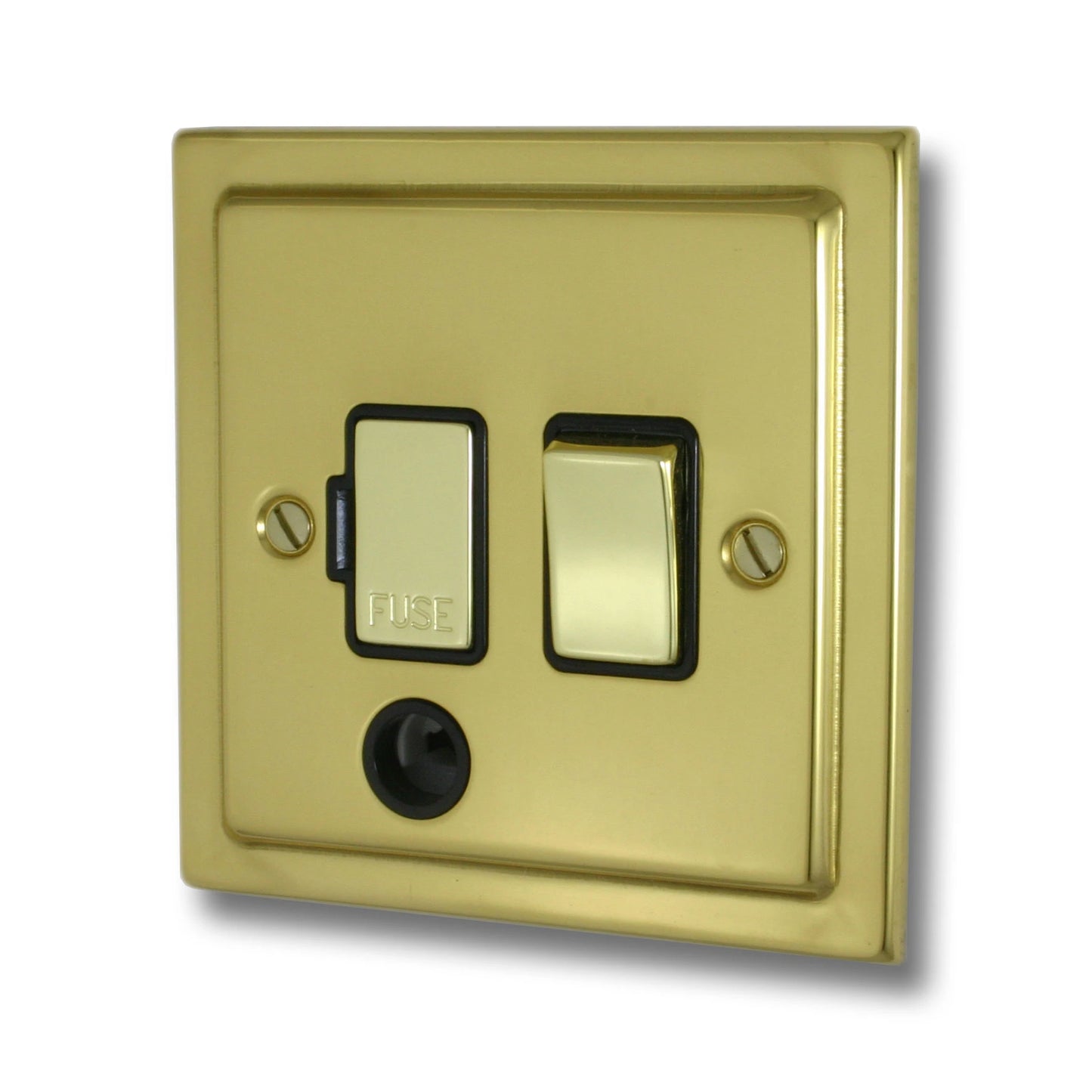 Victorian Polished Brass Swt. Fused Spur & F/Out