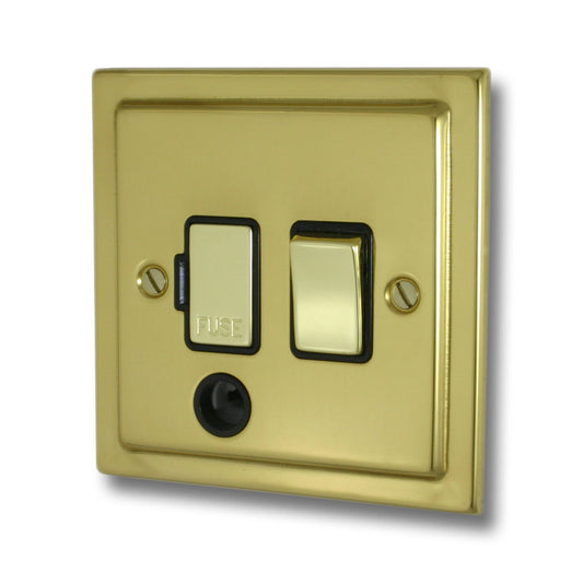 Victorian Polished Brass Swt. Fused Spur & F/Out