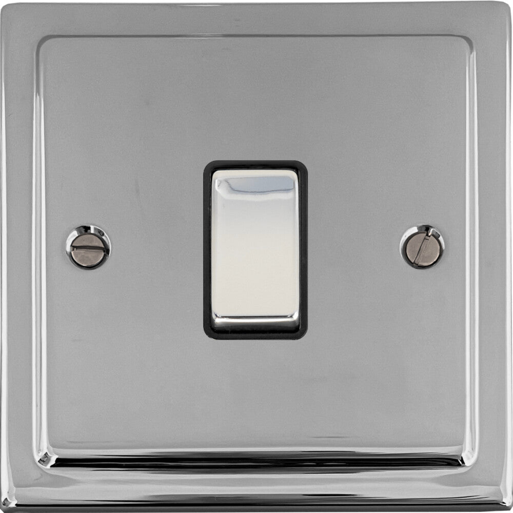 Victorian Polished Chrome 1 Gang 2 Way Switch