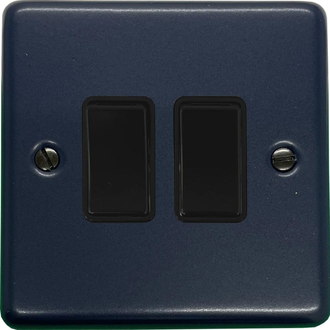 Contour Blue 2 Gang Switch