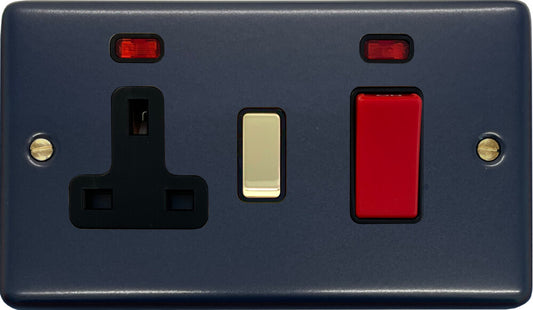 Contour Blue Cooker Socket